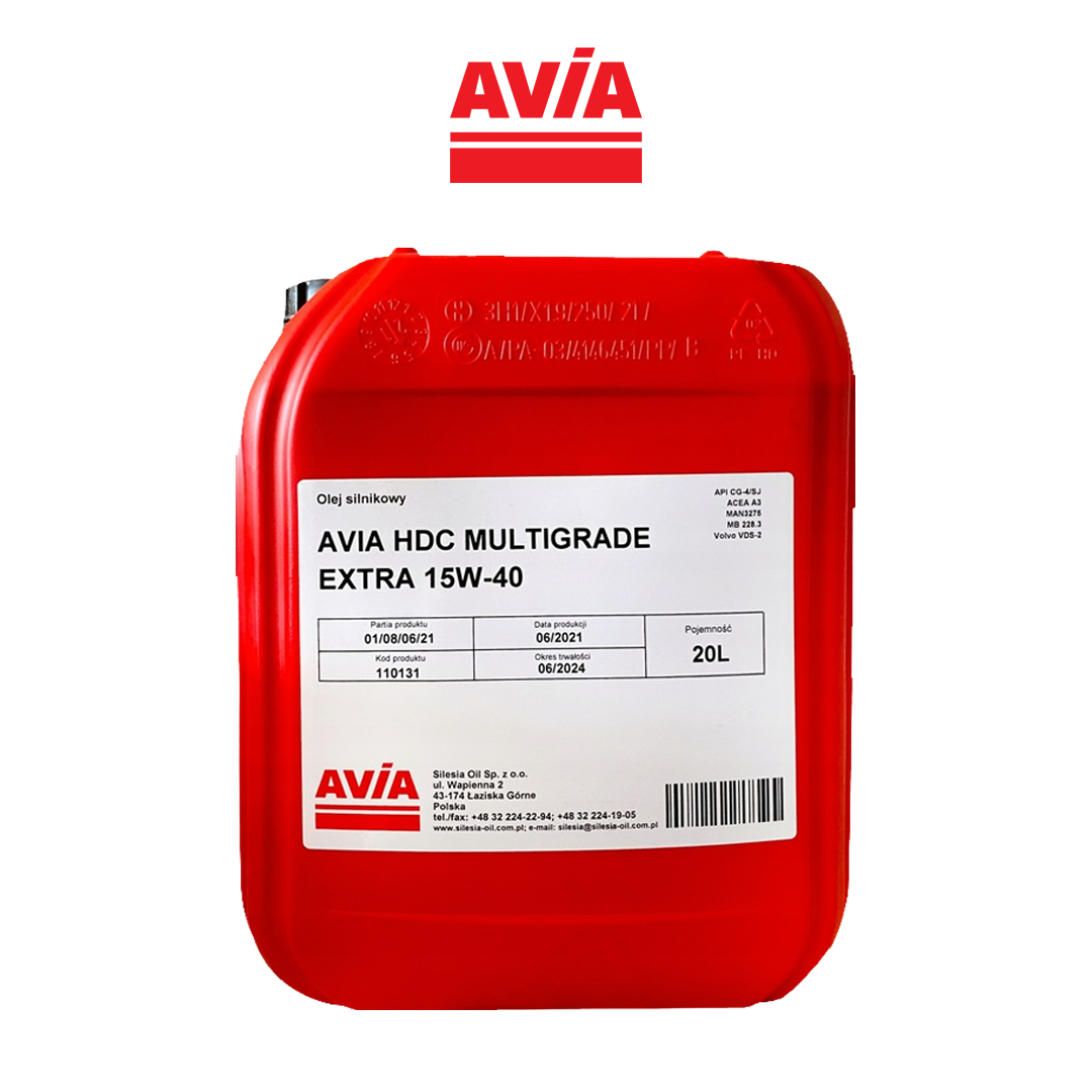 LUBRIFIANTS AVIA MULTI HDC EXTRA 15W-40 B5L