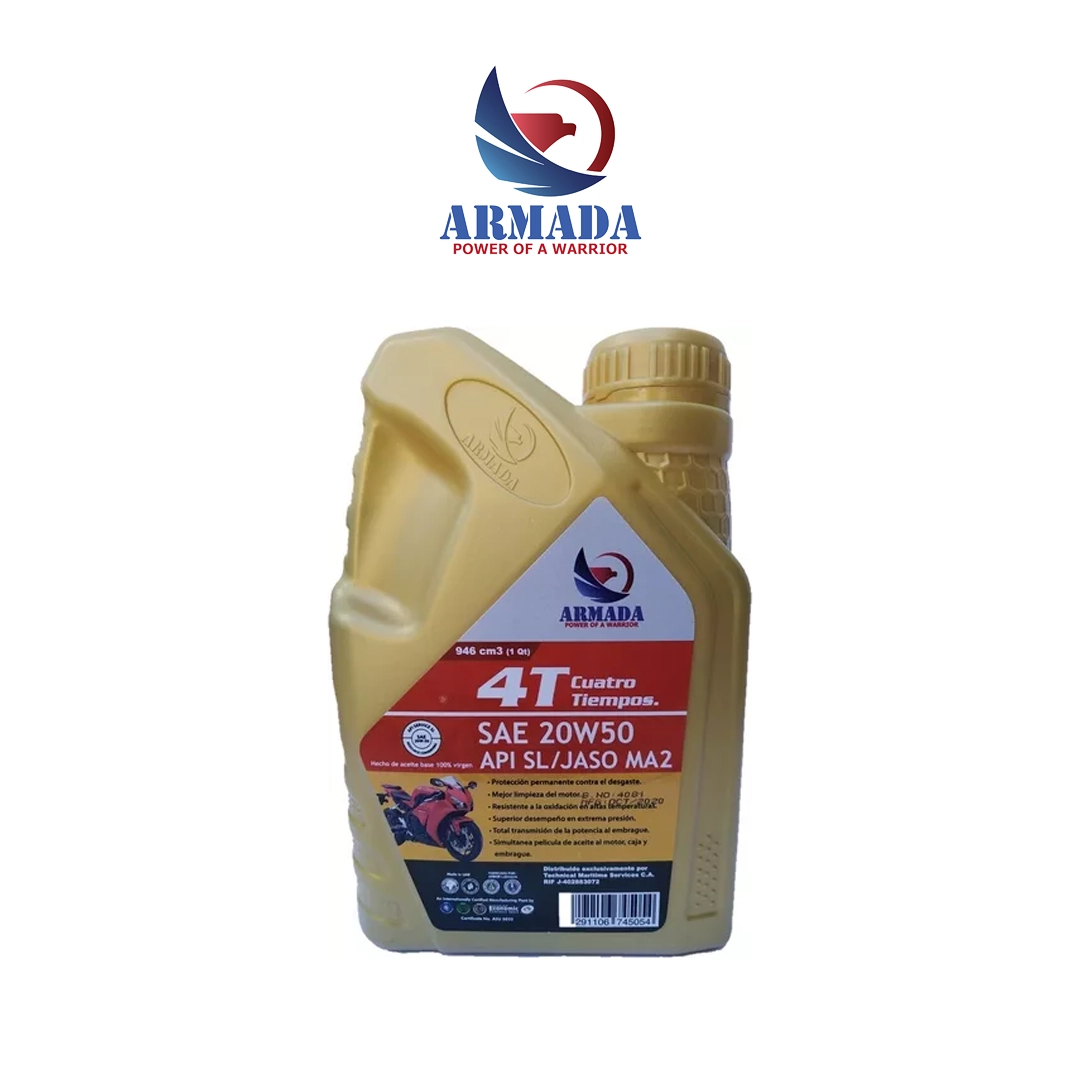 [FLU-000011] LUBRIFIANTS ARMADA MOTO 4T 20W50 1L